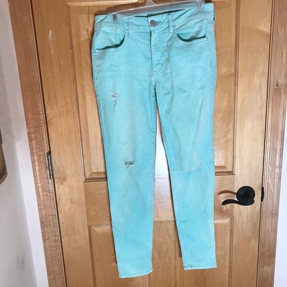 American Eagle Outfitters Denim - ➰American Eagle aqua ripped jeggings➰